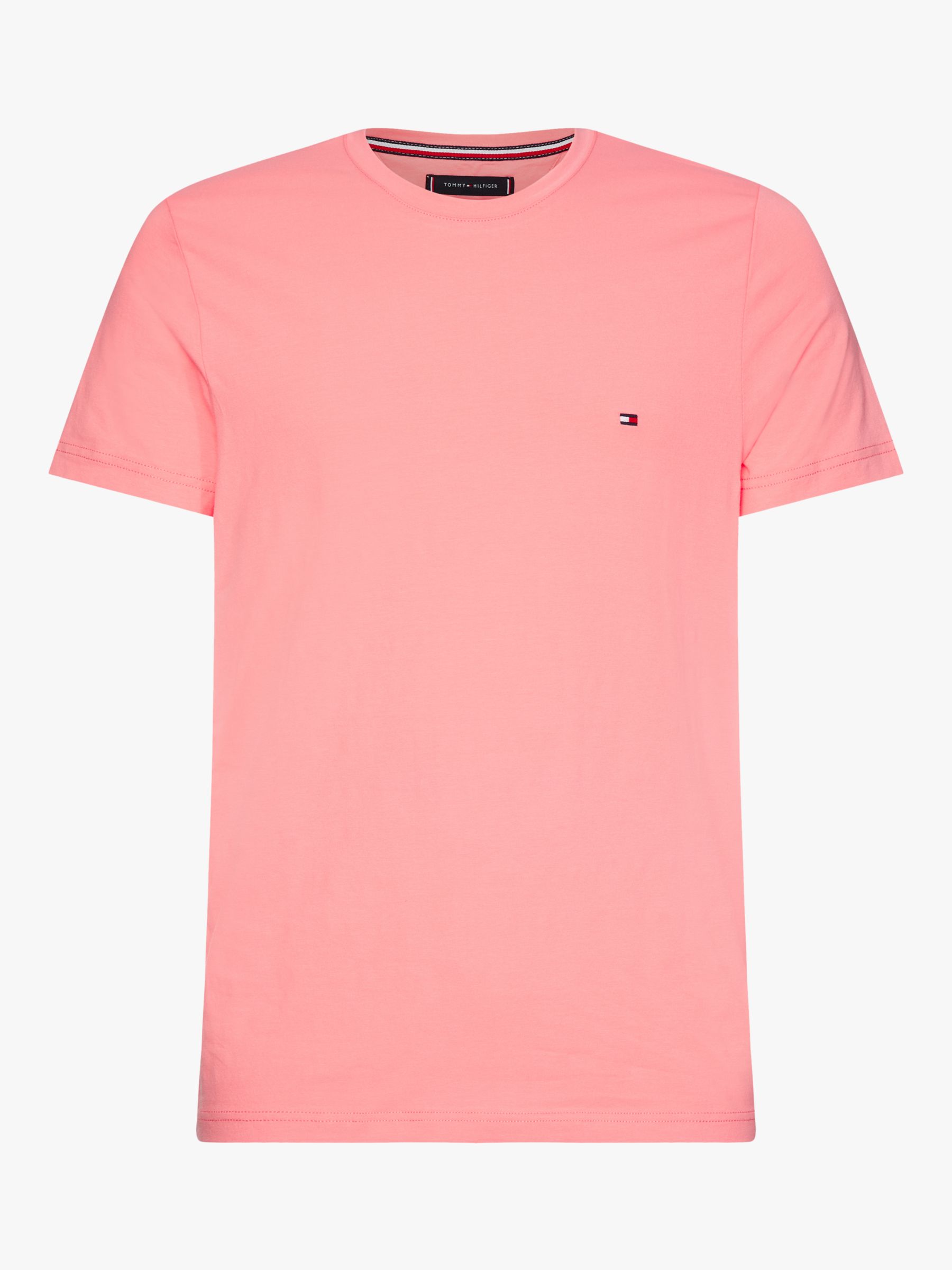 Tommy Hilfiger Stretch Cotton T-Shirt, Grapefruit
