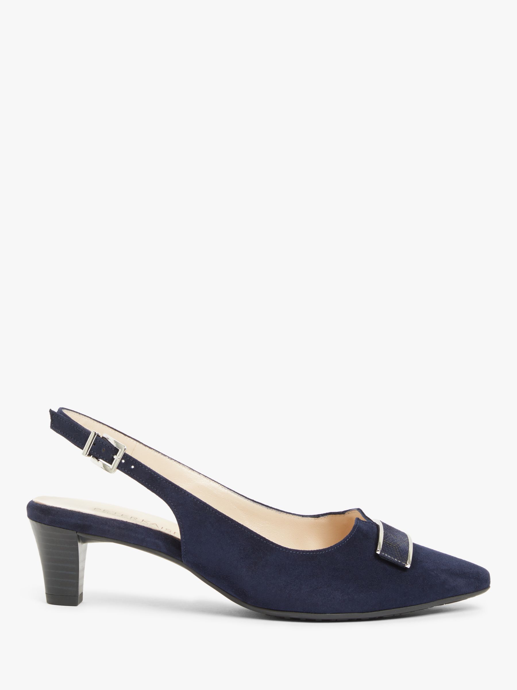 Peter Kaiser Isari Suede Slingback Court Shoes at John Lewis & Partners