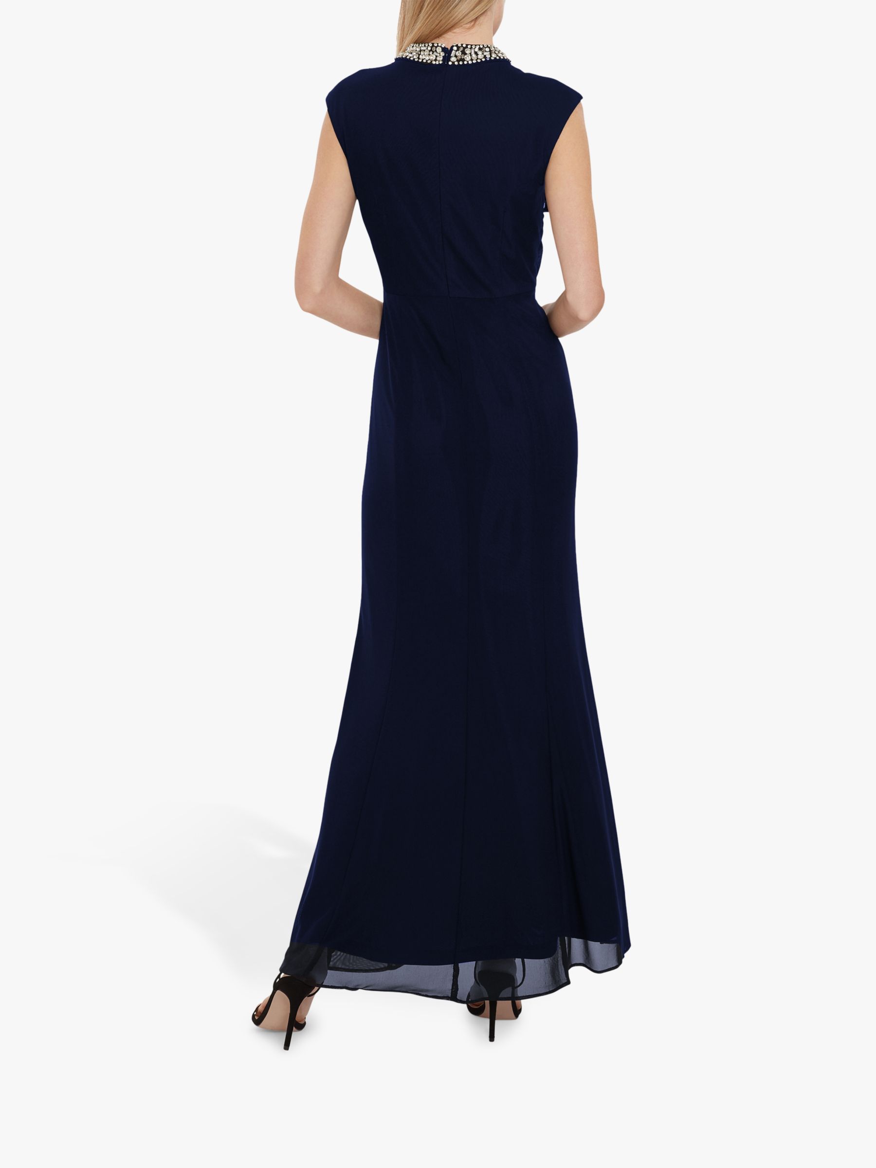 Gina Bacconi Ezra Stretch Mesh Maxi Dress 1594