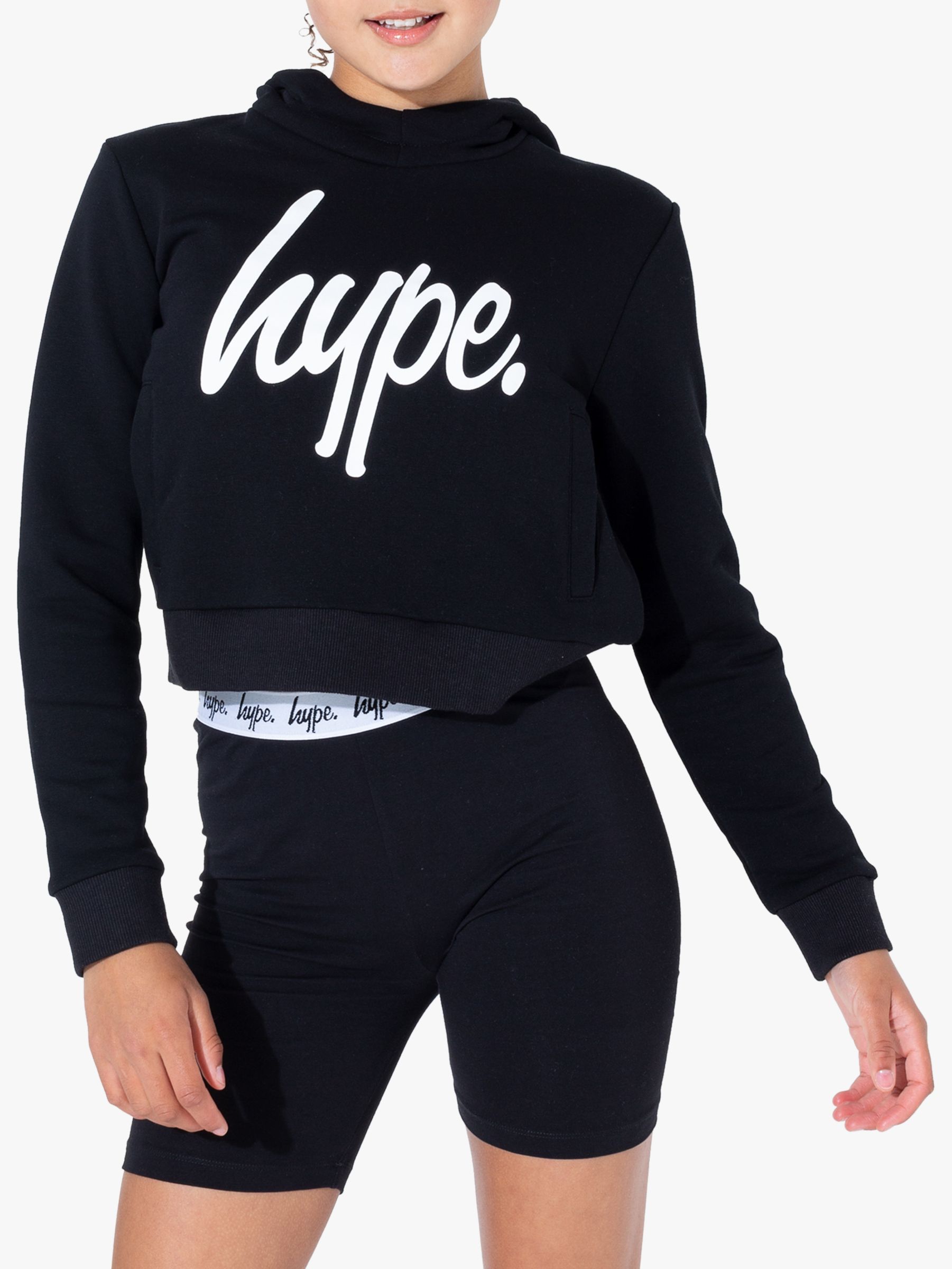 hype cropped hoodie