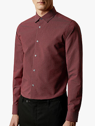 Ted Baker Andso Fil Coupé Cotton Shirt