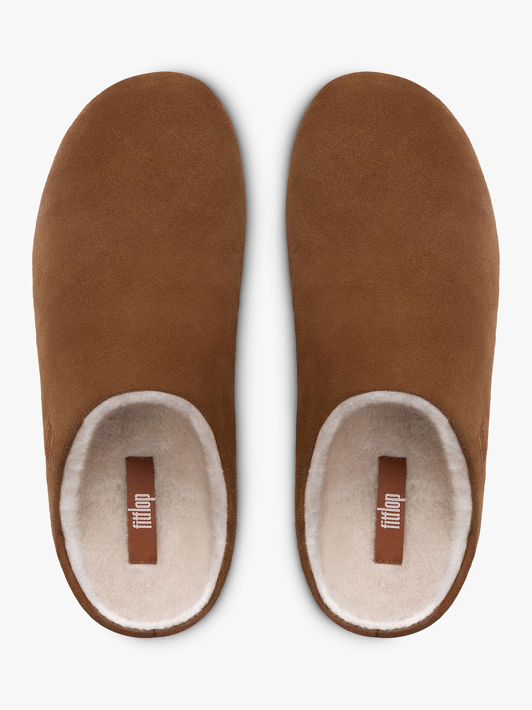 Buy FitFlop Chrissie Shearling Lined Suede Slippers Online at johnlewis.com