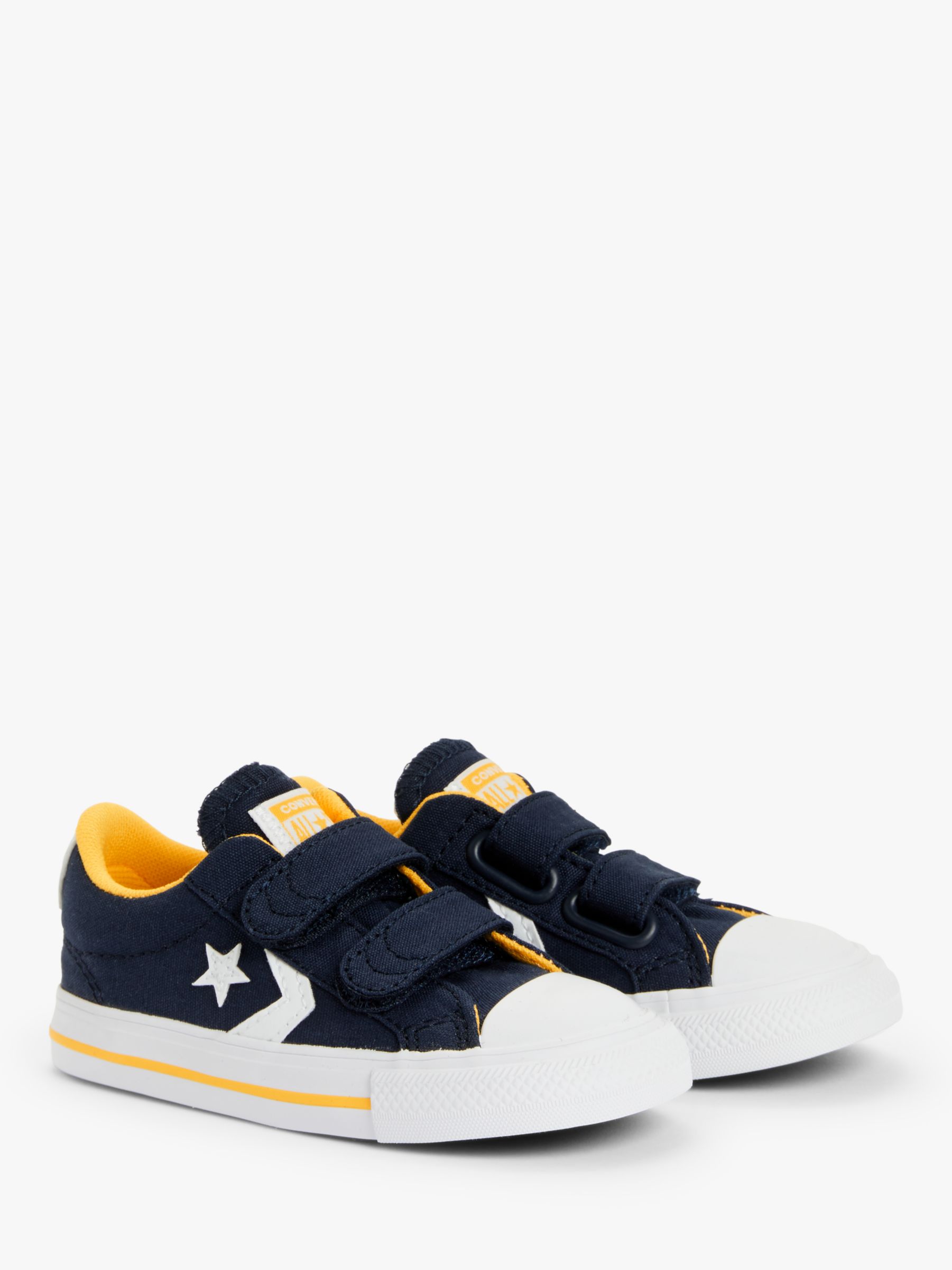 converse all star hi trainers navy yellow festival