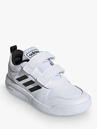 adidas Children's Tensaur Riptape Running Shoes, Cloud White/Core Black, 10 Jnr