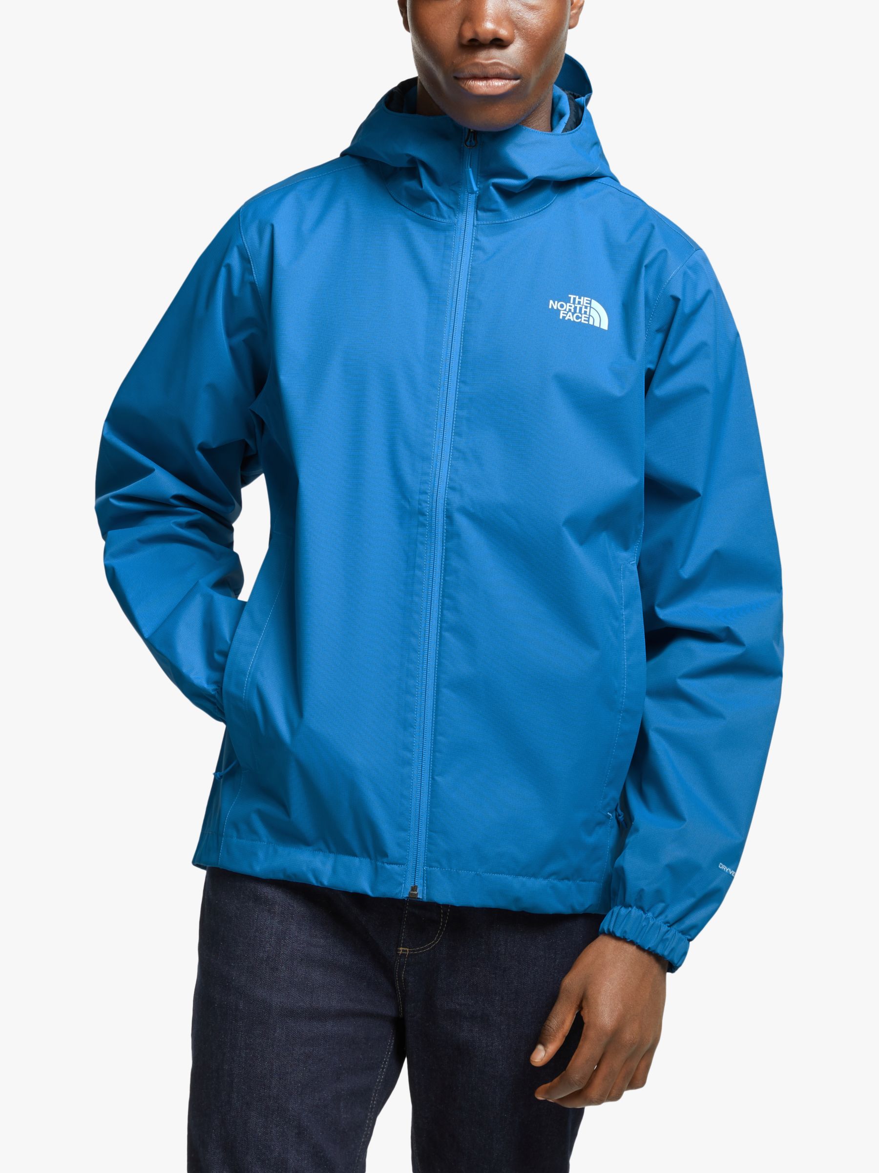north face blue waterproof jacket