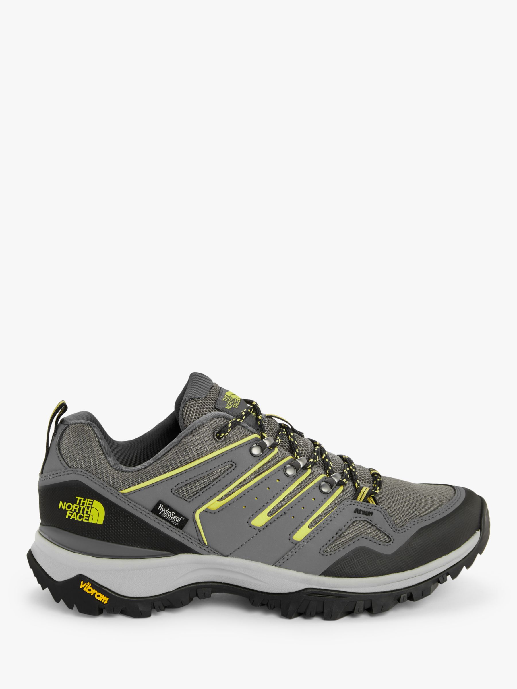 The North Face Hedgehog Fastpack II Men's Waterproof Hiking Shoes, Zinc Grey/Yellow