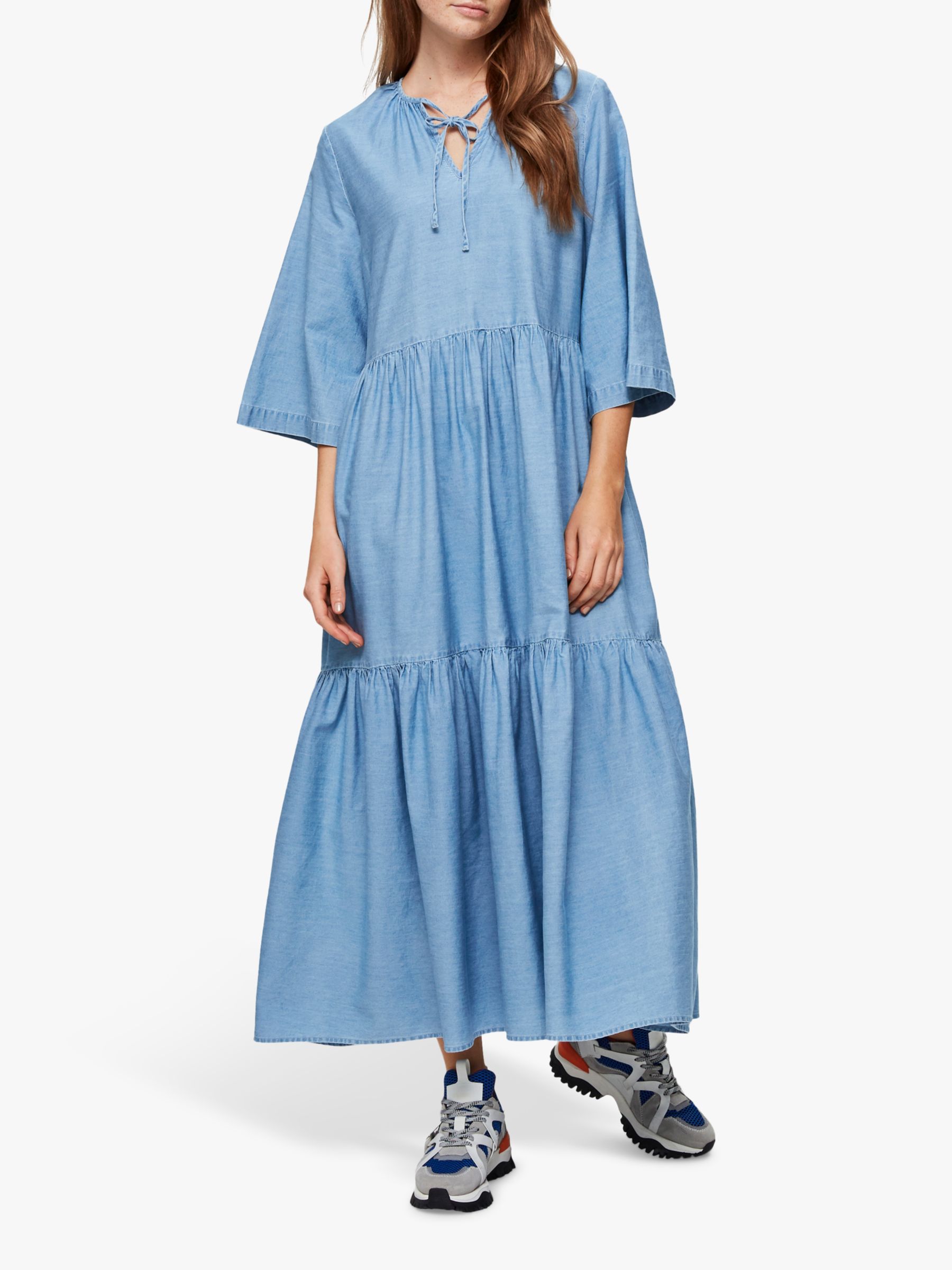 duidelijk Gewoon Meting Selected Femme Joy Ankle Dress, Light Blue, 8