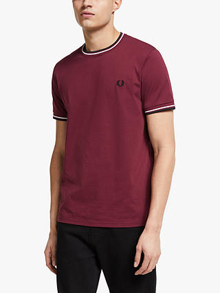 Fred Perry Twin Tipped T-Shirt, Port