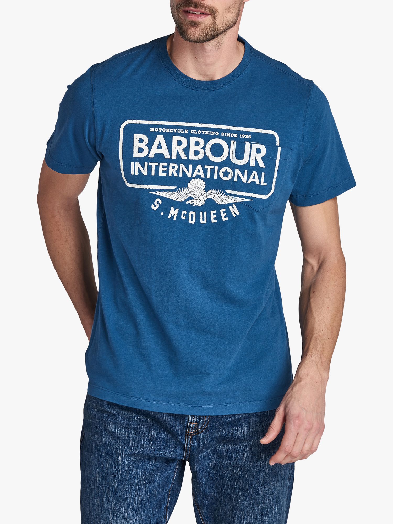barbour motorcycle t shirt