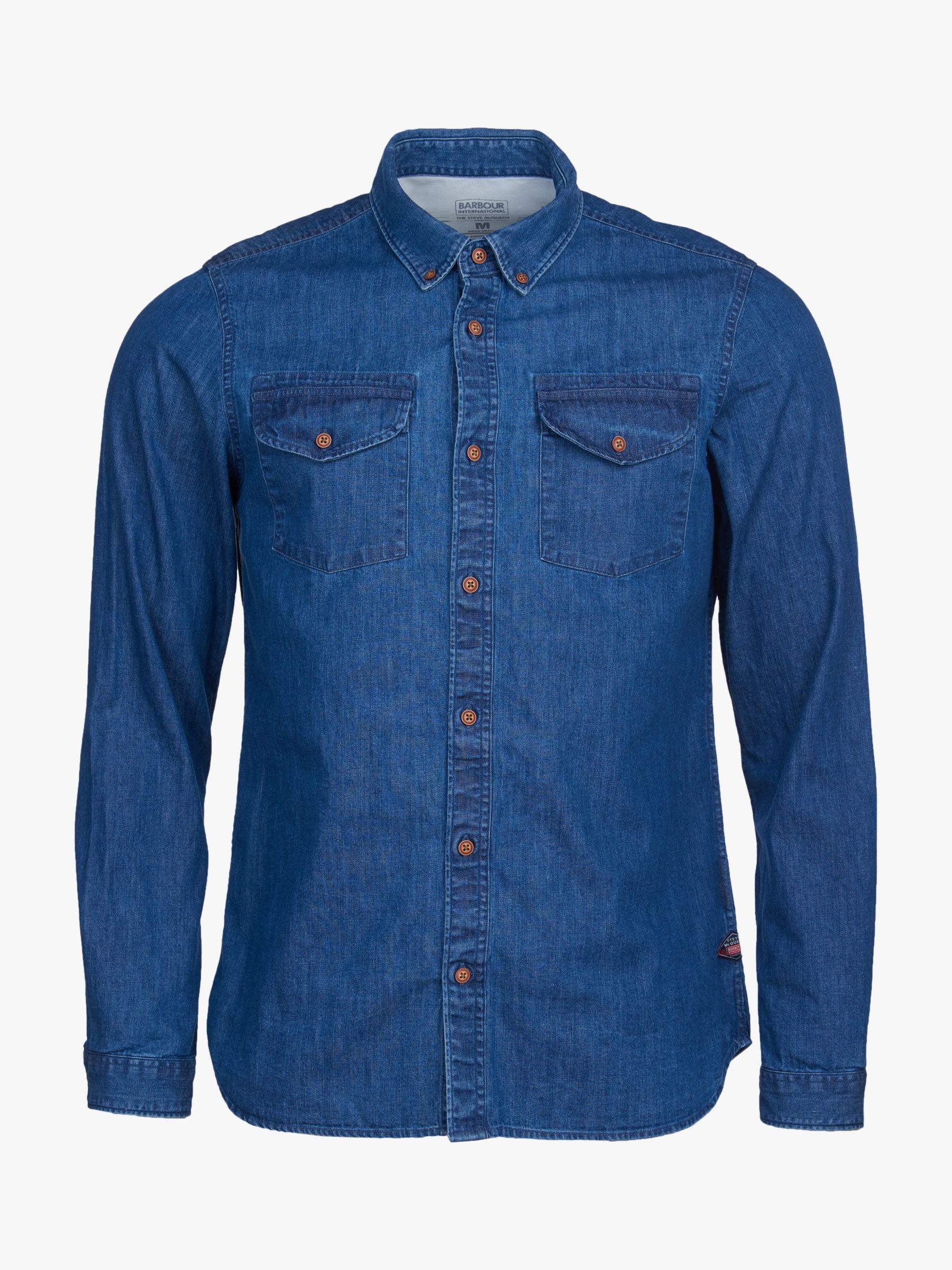 barbour chambray shirt