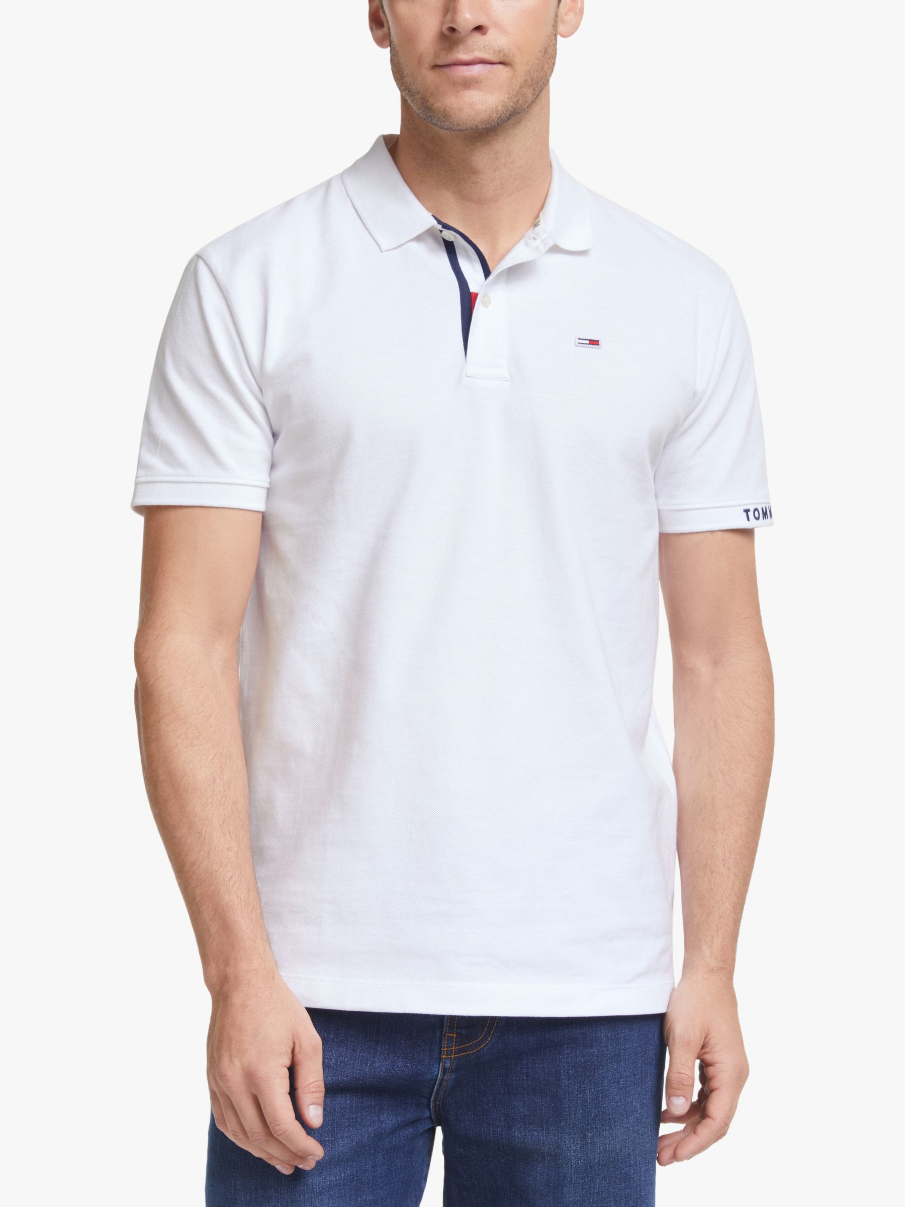 Tommy Jeans Regular Fit Logo Polo Shirt 
