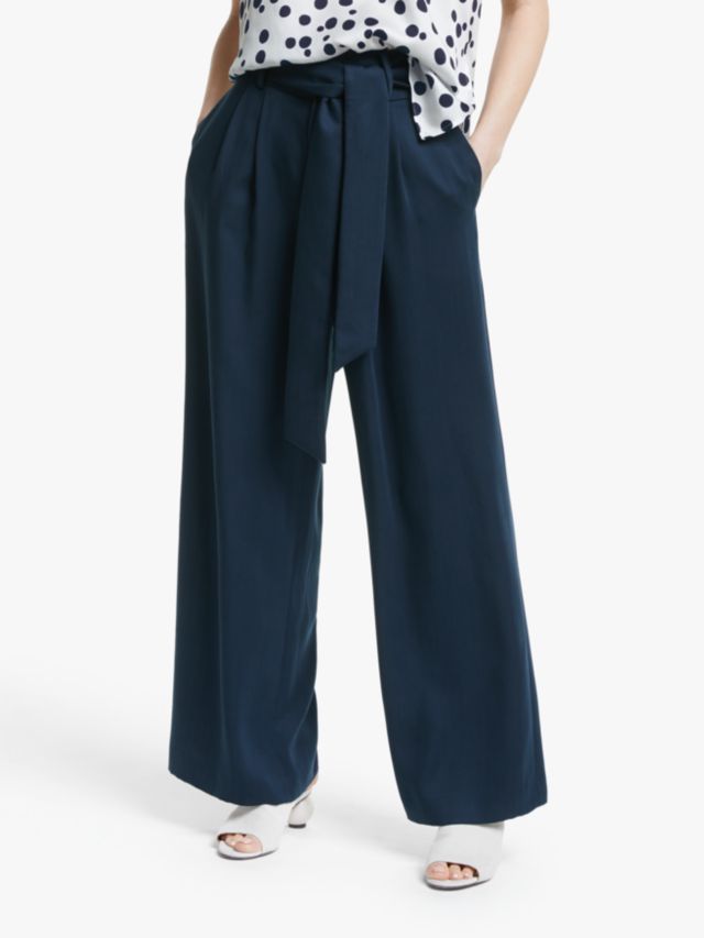 Belted Tencel Trousers