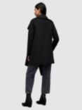 AllSaints Wool Blend Monument Eve Coat, Black