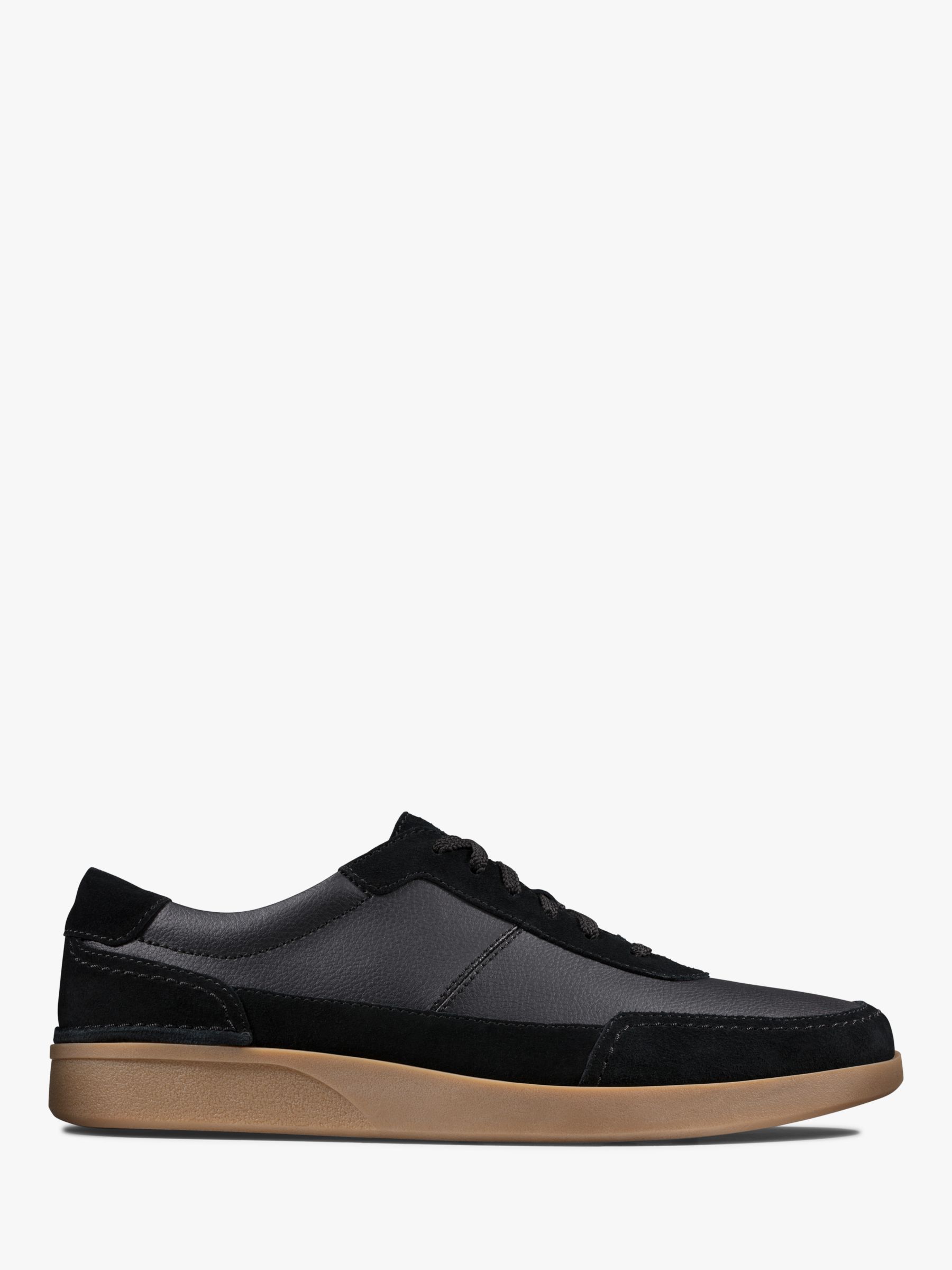 clarks slip on trainers