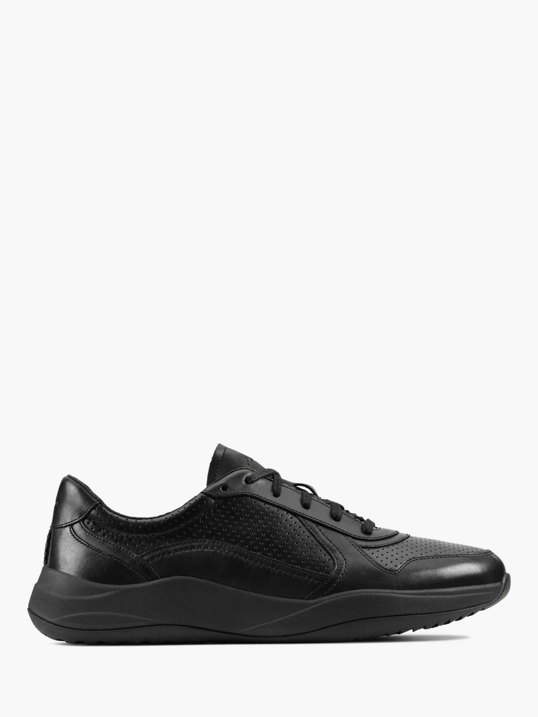Clarks Sift Speed Leather Trainers