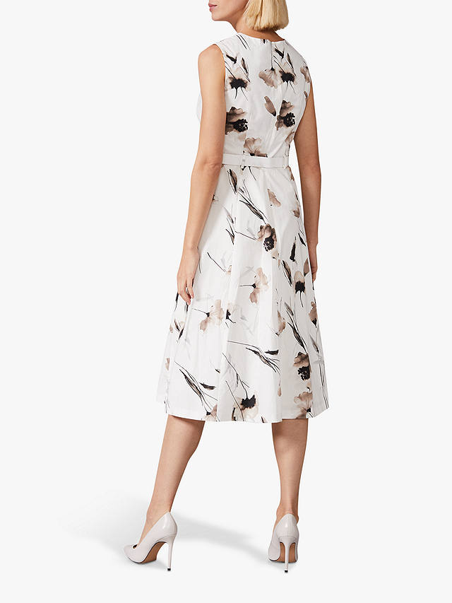 Phase Eight Rhiannon Dress, Ivory/Taupe at John Lewis & Partners