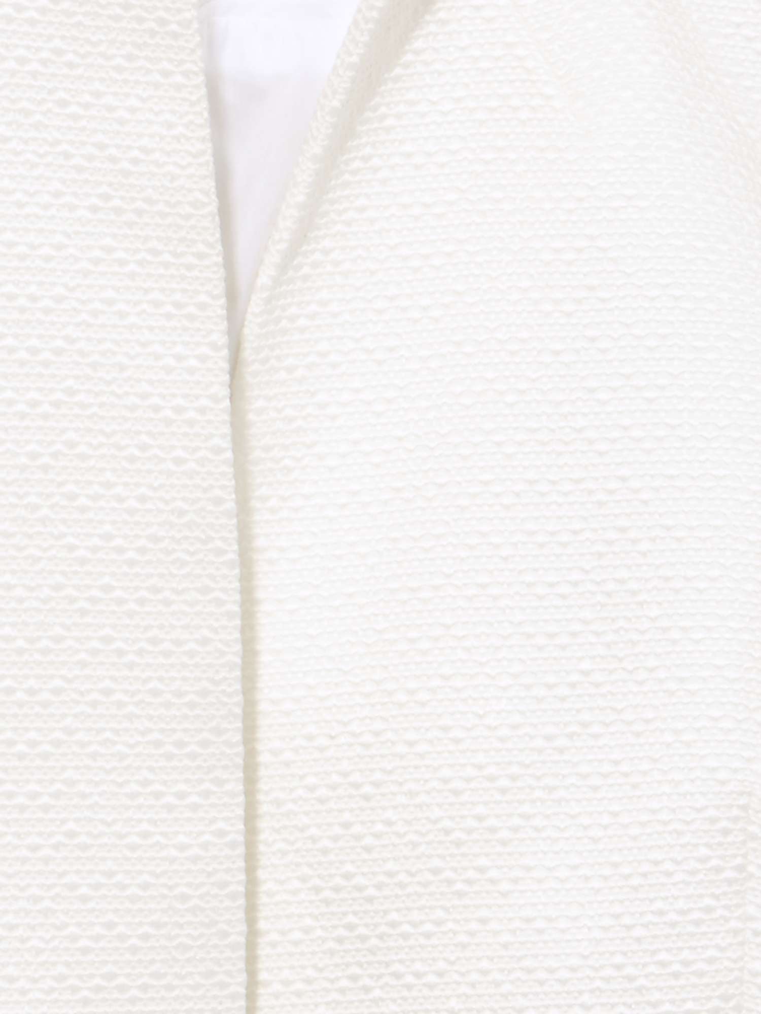 Phase Eight Karlee Textured Jacket, Ivory at John Lewis & Partners