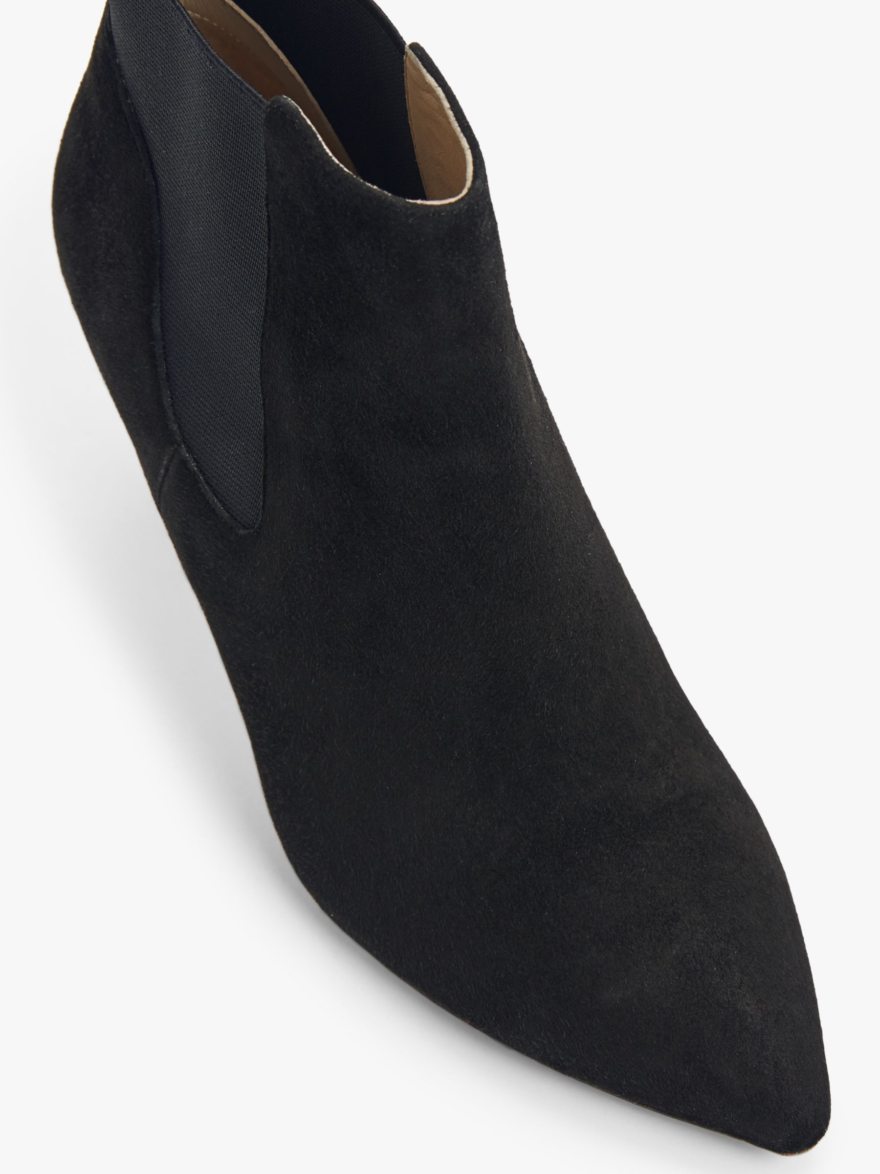 Buy Boden Elsworth Pointed Toe Ankle Boots, Black Online at johnlewis.com