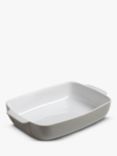 Pyrex Signature Ceramic Rectangular Roaster Oven Dish, Grey