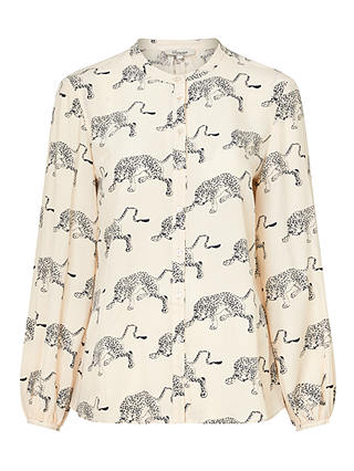 Somerset by Alice Temperley Cheetah Blouse, Ivory