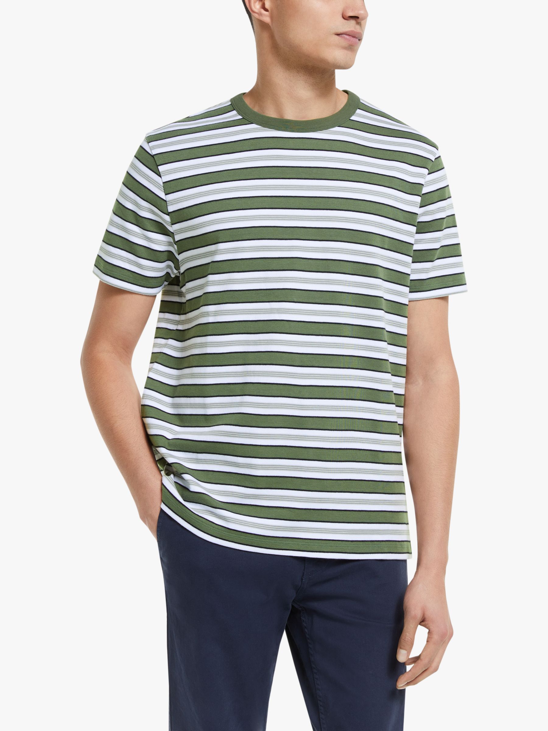 Wax London Duval Stripe Short Sleeve T-Shirt