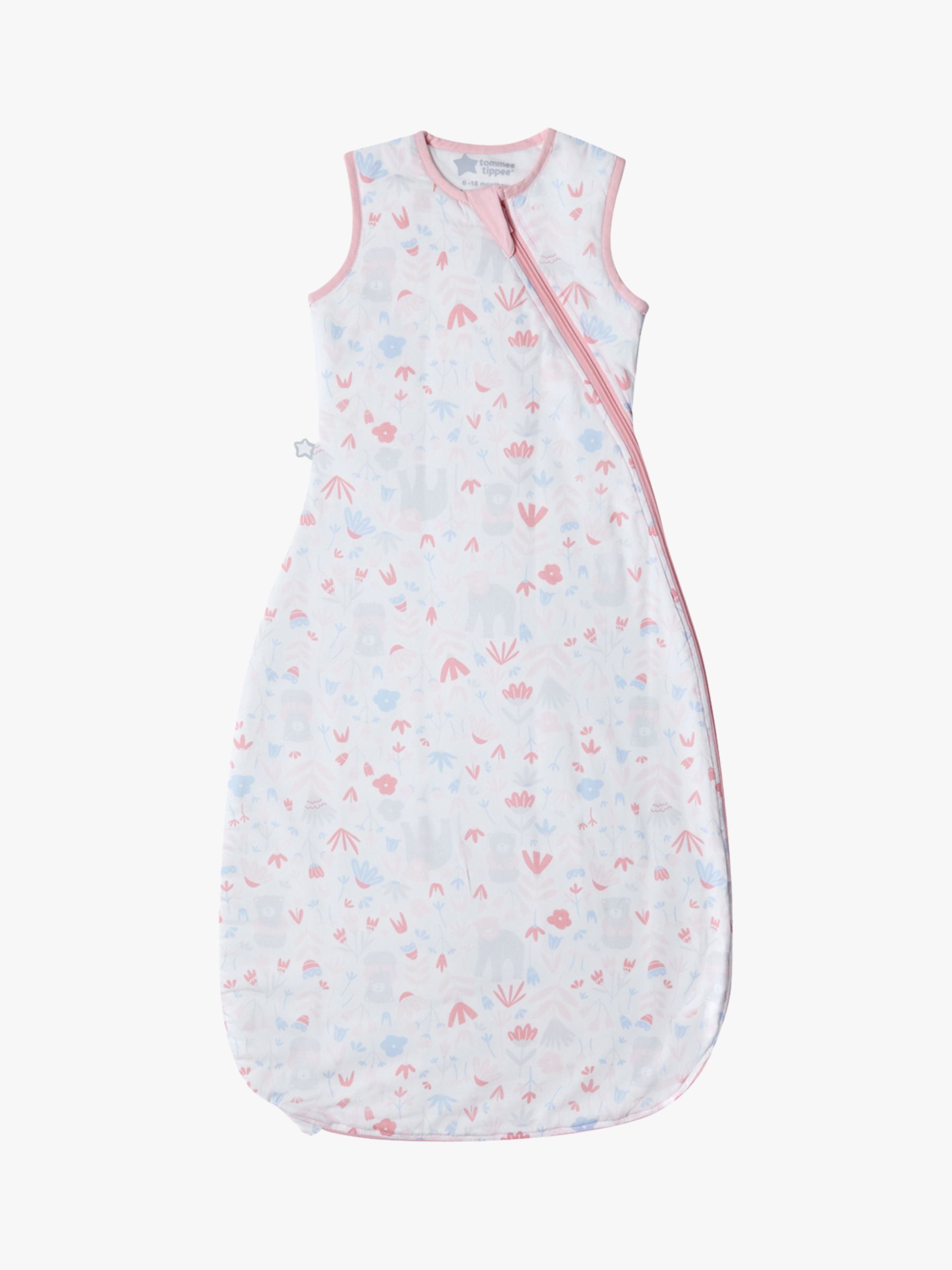 Tommee Tippee The Original Grobag Floral Sleeping Bag, 2.5 Tog, Pink