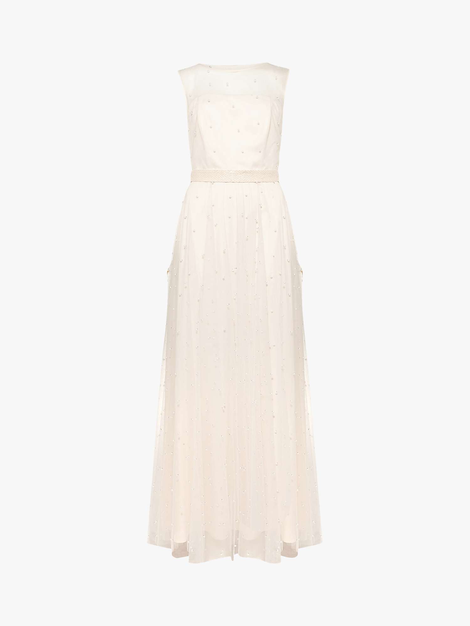 Buy Phase Eight Genova Tulle Wedding Dress, Old Rose Online at johnlewis.com