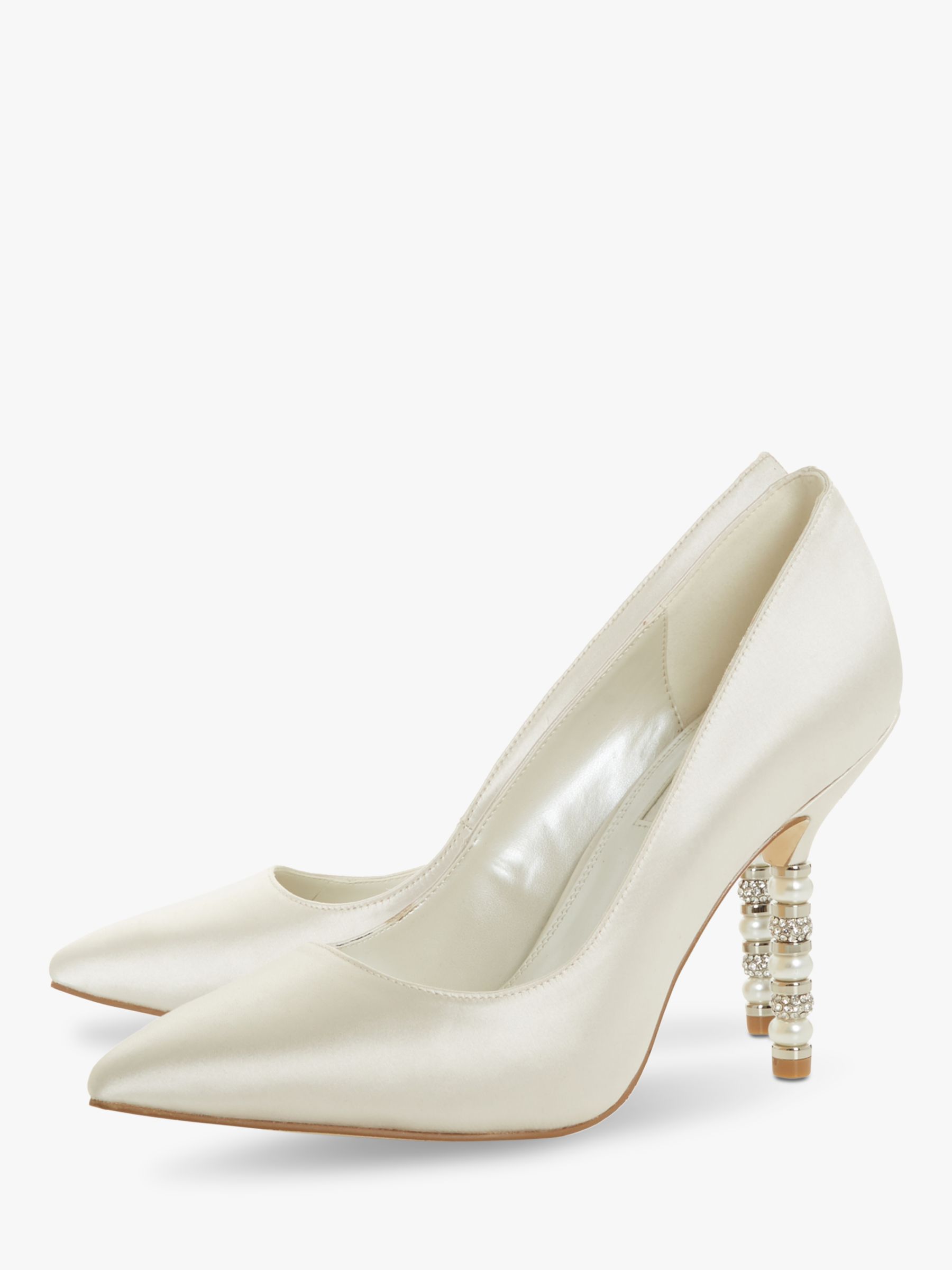 Dune Bridal Collection Bonds Embellished Stiletto Heel Court Shoes ...
