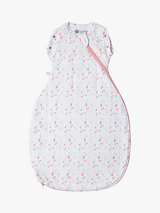 Tommee Tippee The Original Grobag Floral Newborn Snuggle Sleeping Bag, 1.0 Tog, Pink