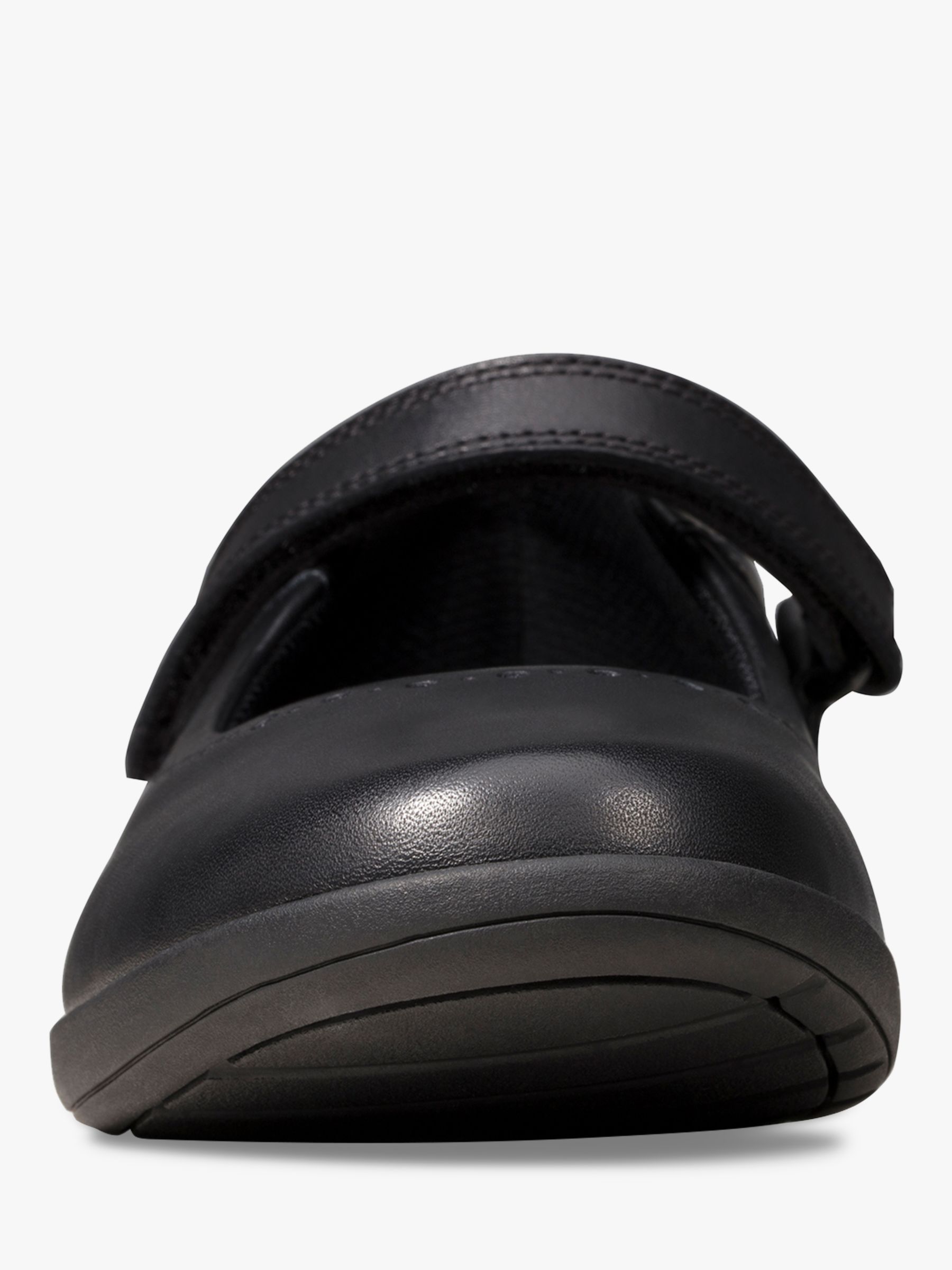 clarks black leather shoes