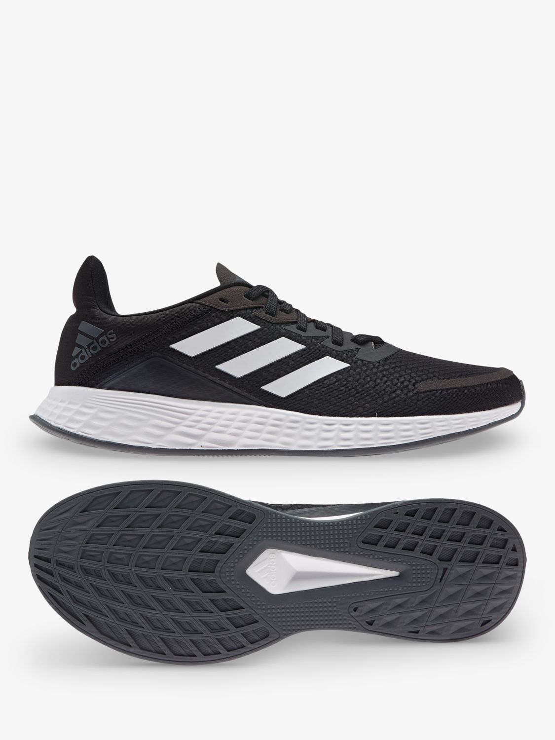 adidas Duramo SL Men's Running Shoes, Core Black/Cloud White/Grey Six ...