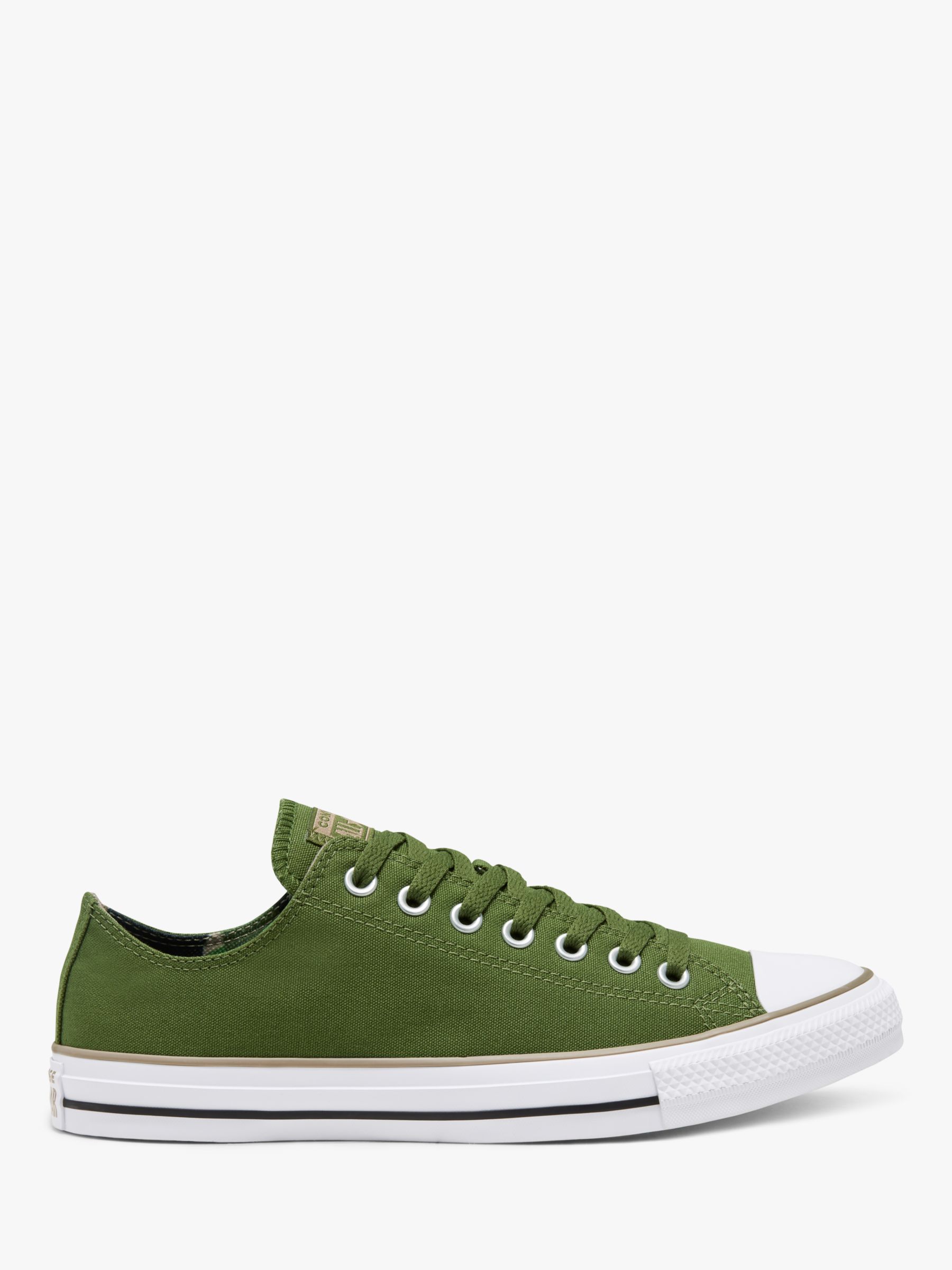 khaki green converse
