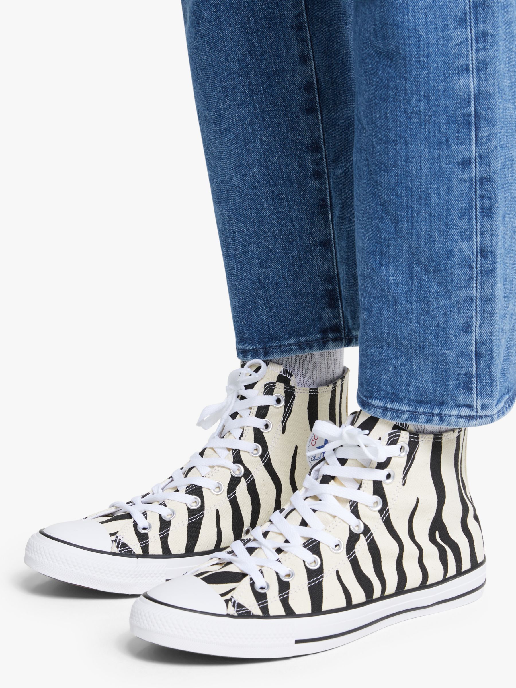zebra high top converse