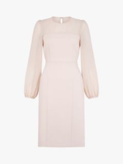 Hobbs Mila Dress, Pale Pink, 12