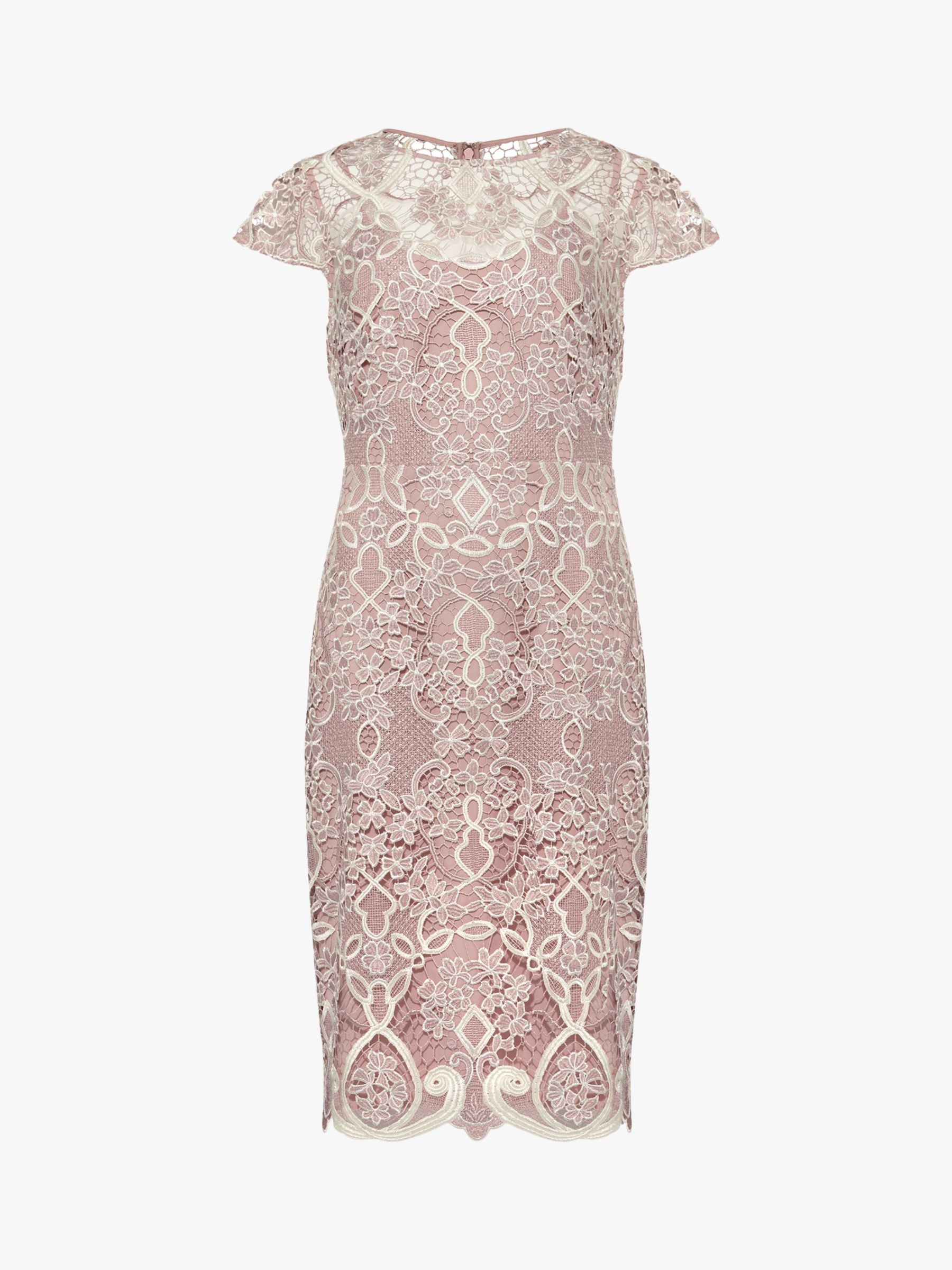 Phase Eight Frances Lace Dress, Petal at John Lewis & Partners