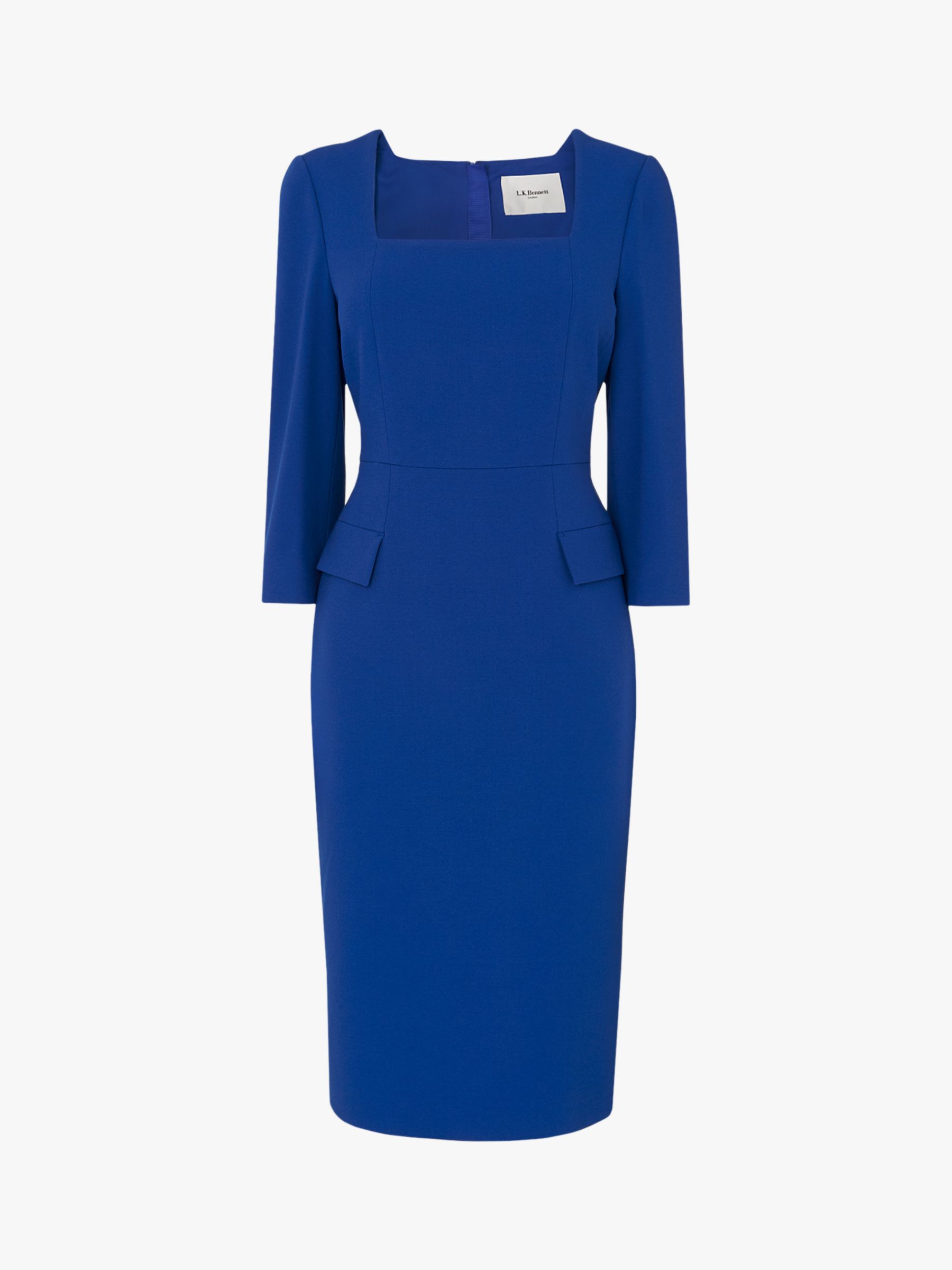 L.K.Bennett Ivor Pencil Dress, Royal Blue