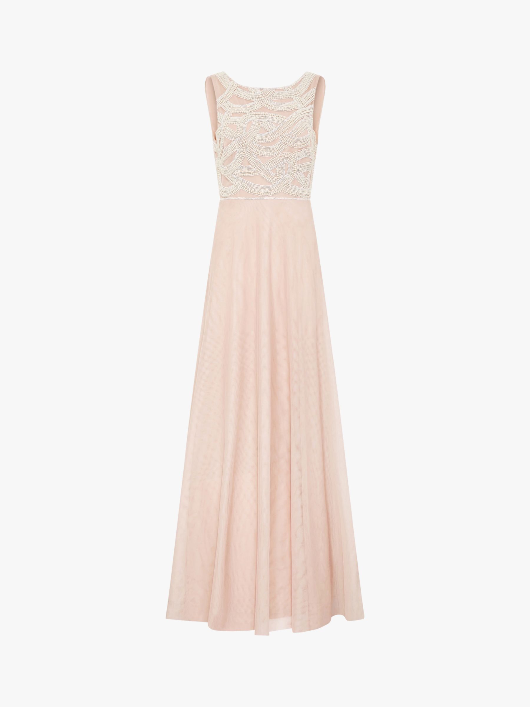 Adrianna Papell Beaded Sleeveless Gown, Shell