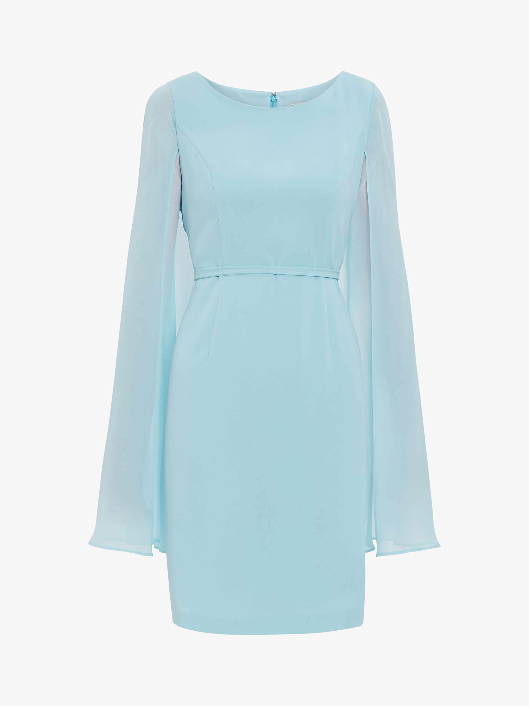 Buy Gina Bacconi Bevin Crepe And Chiffon Cape Dress Online at johnlewis.com