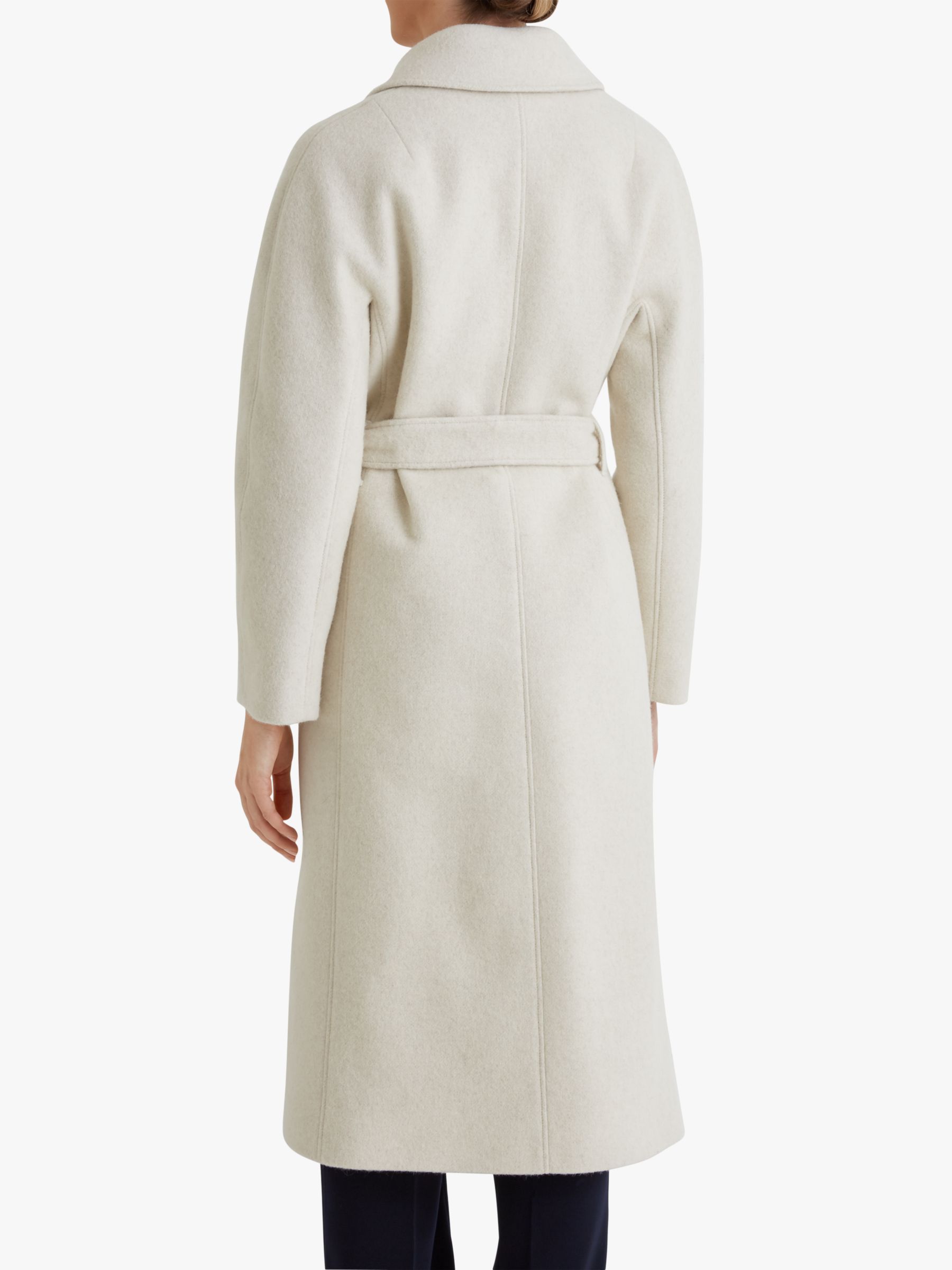 Fenn Wright Manson Petite Armel Long Belted Coat, Champagne