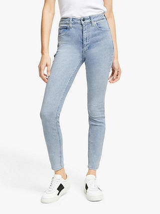 Calvin Klein High Rise Skinny Jeans, Bleach Blue
