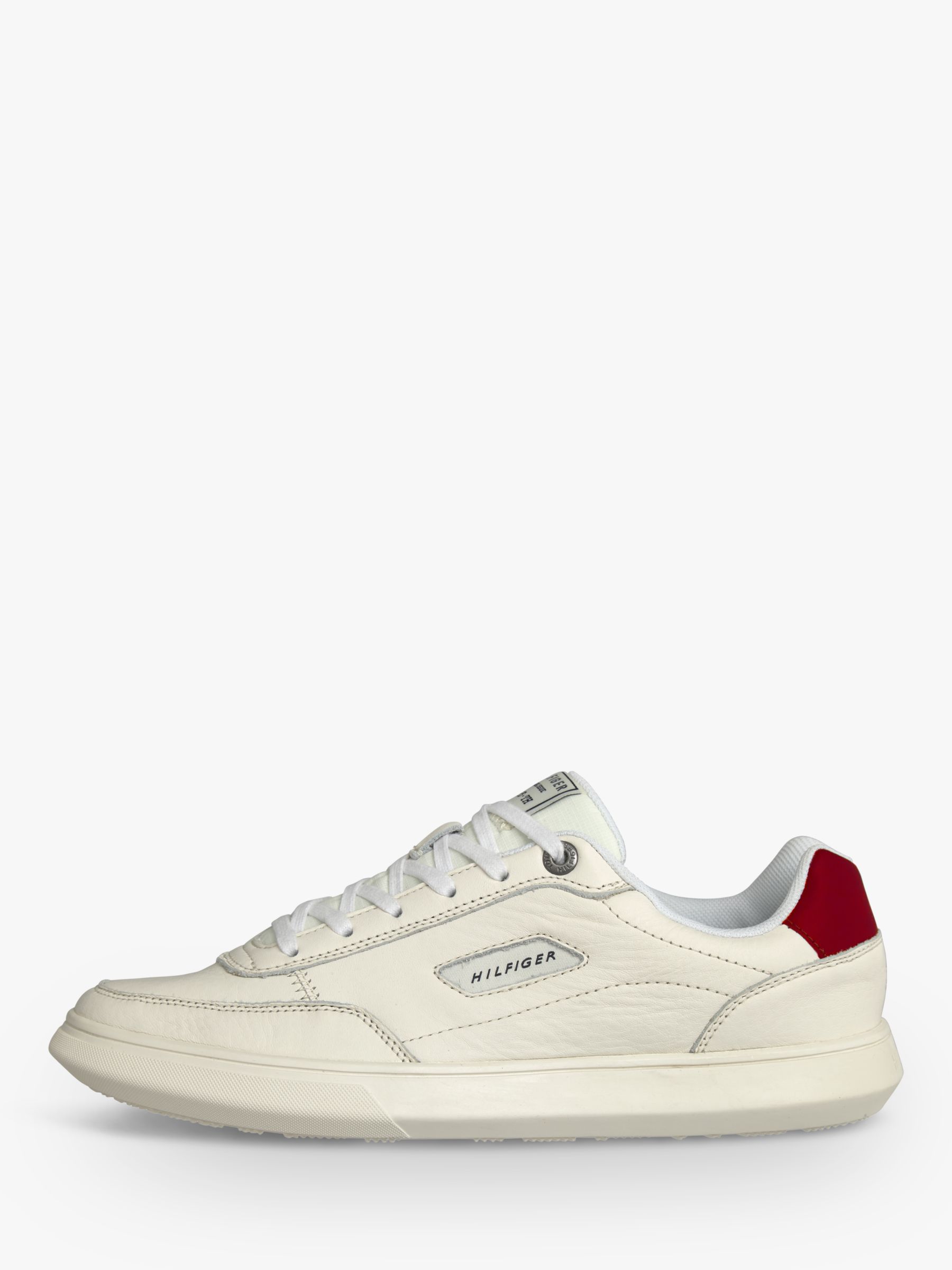 Tommy Hilfiger Essential Court Leather Trainers, White