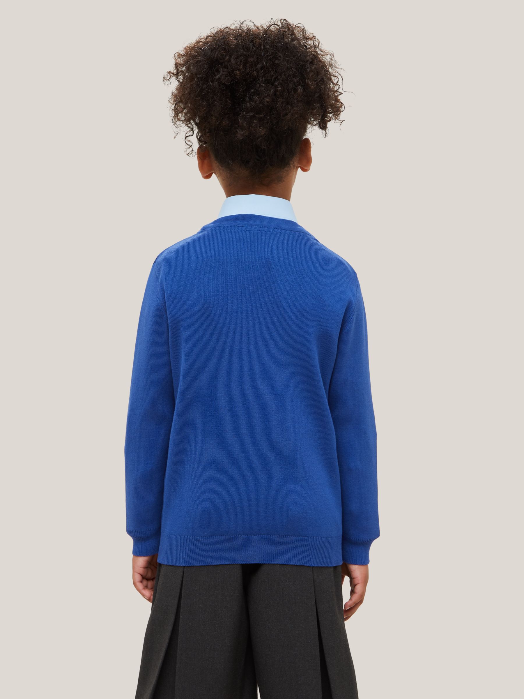 Buy John Lewis Unisex Cotton V-Neck School Cardigan Online at johnlewis.com