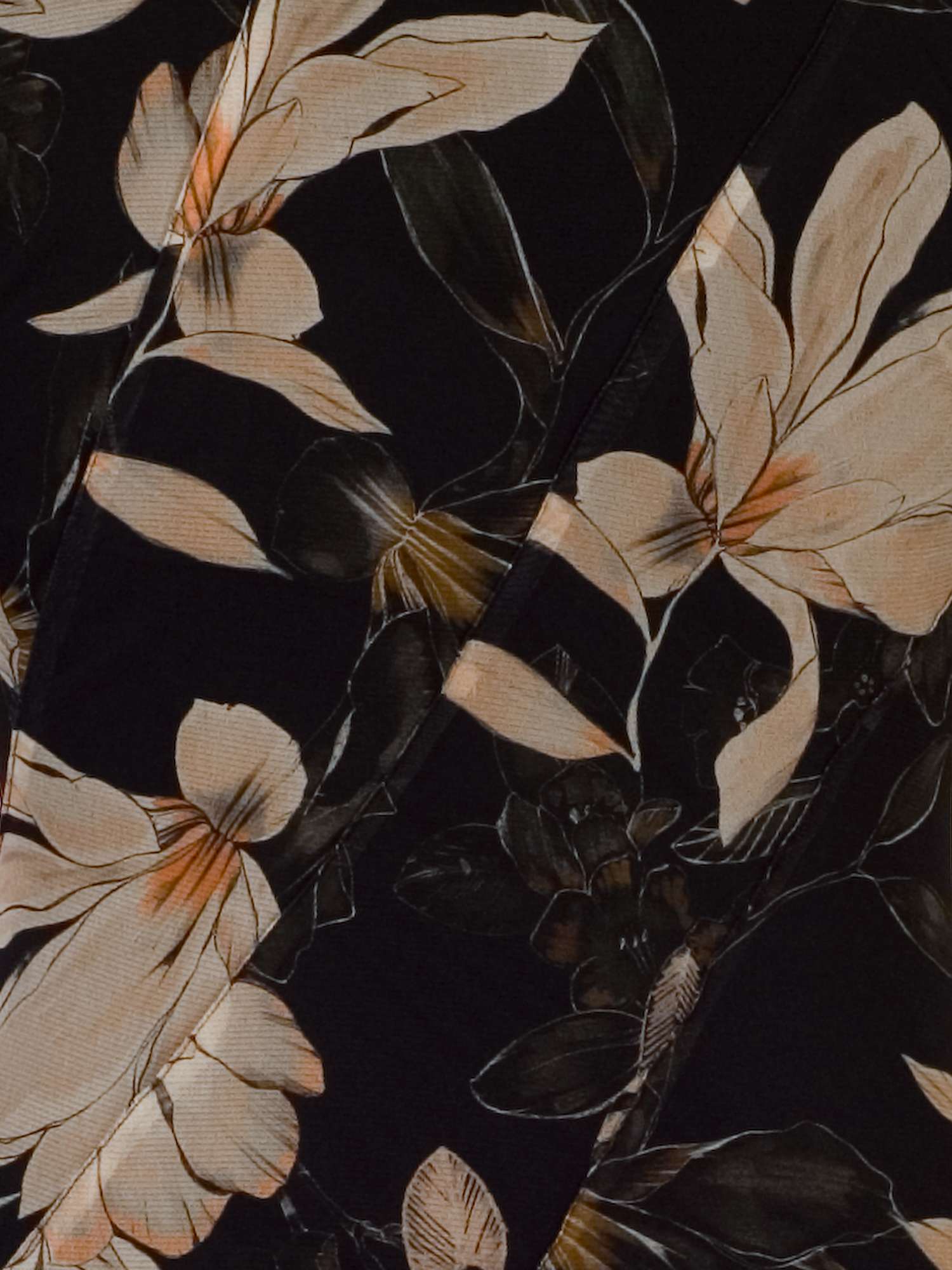 Buy chesca Floral Panel Mesh Dress, Black/Multi Online at johnlewis.com
