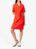 French Connection Ezno Drape Belted Dress