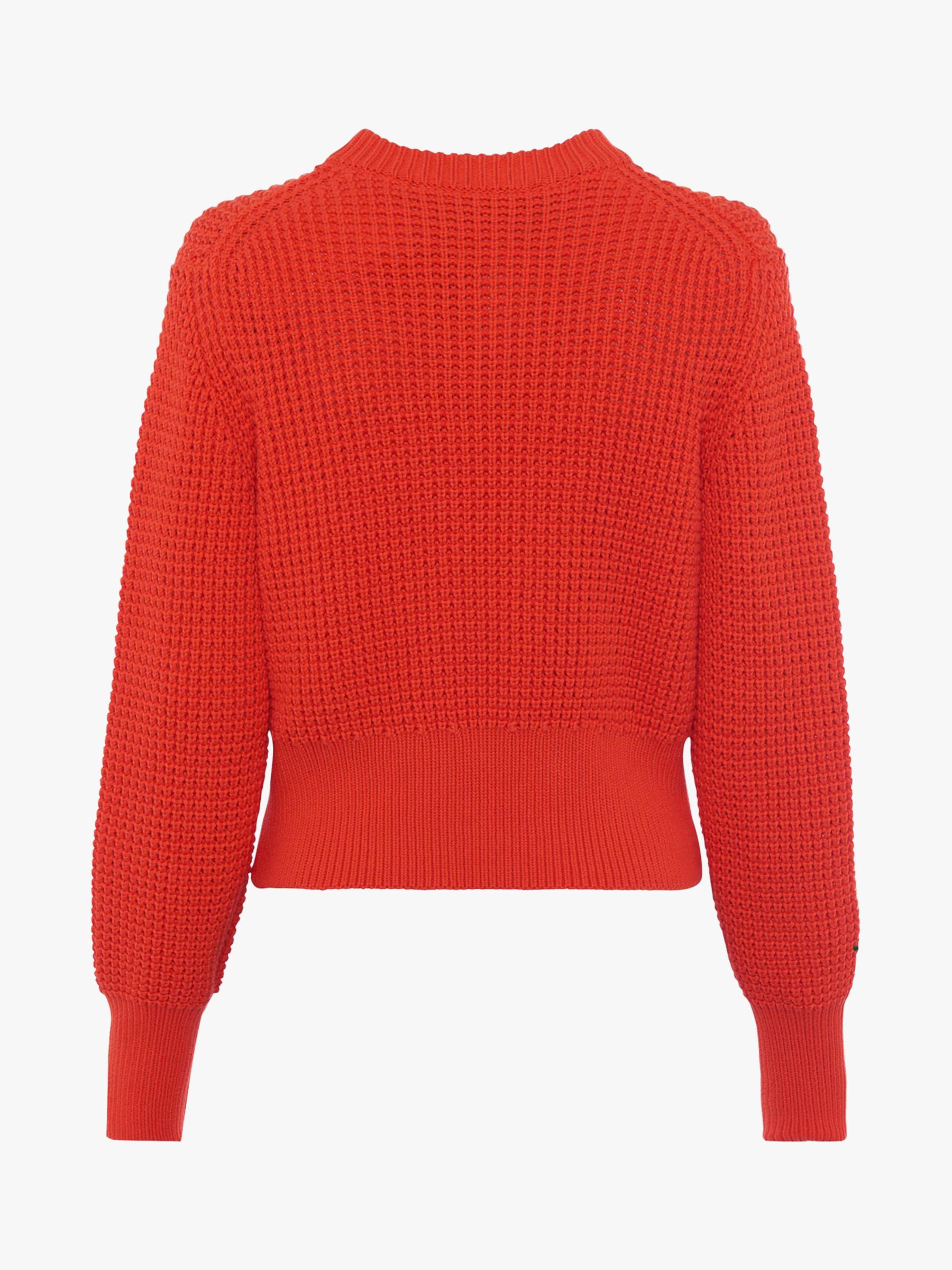 French Connection Luna Mozart Jumper, Poppy Red