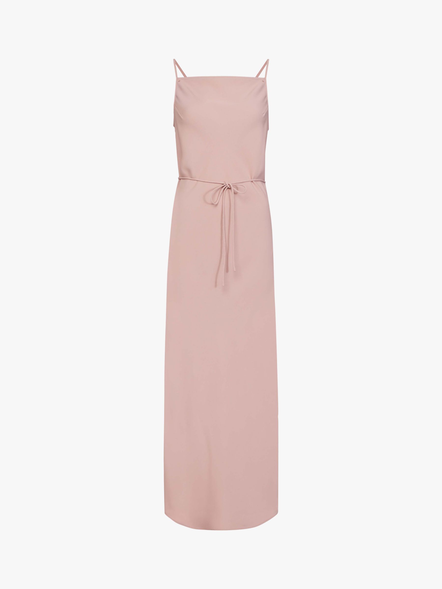 calvin klein pink long dress