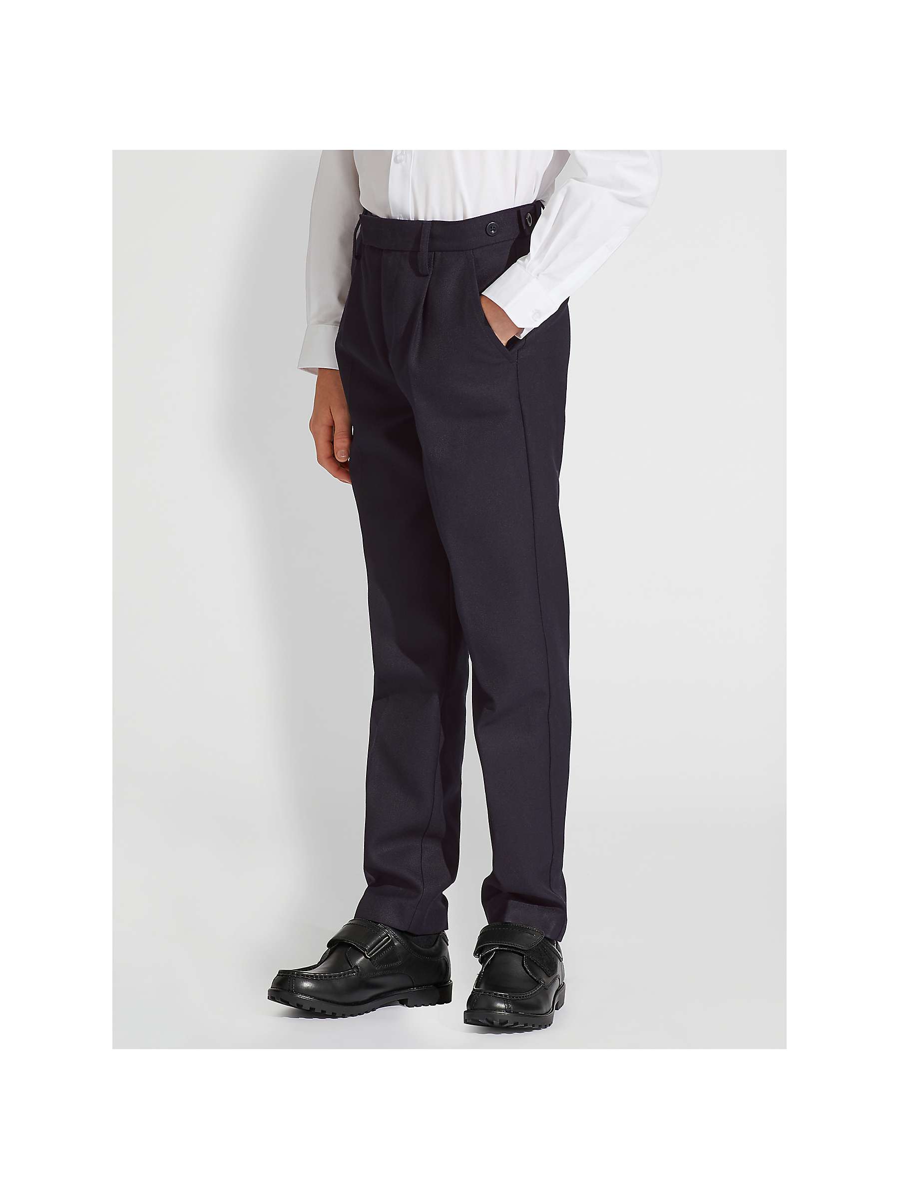 Buy John Lewis Boys' Adjustable Waist Stain Resistant Tailored School Trousers Online at johnlewis.com
