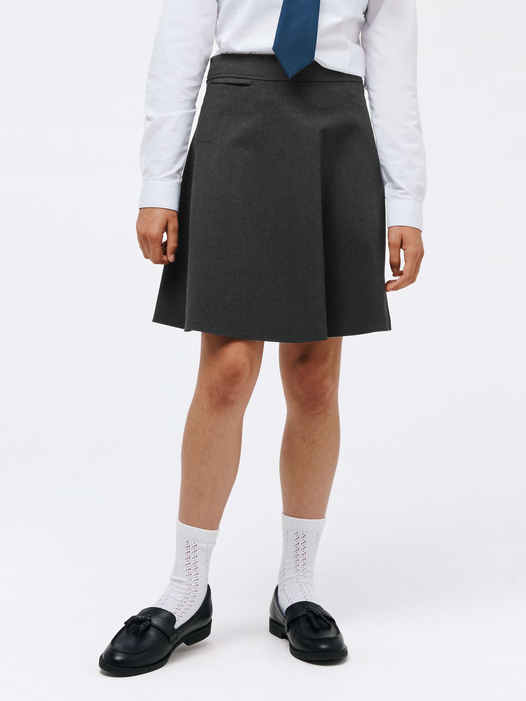 Buy John Lewis Girls' Adjustable Waist Stain Resistant A-Line School Skirt Online at johnlewis.com