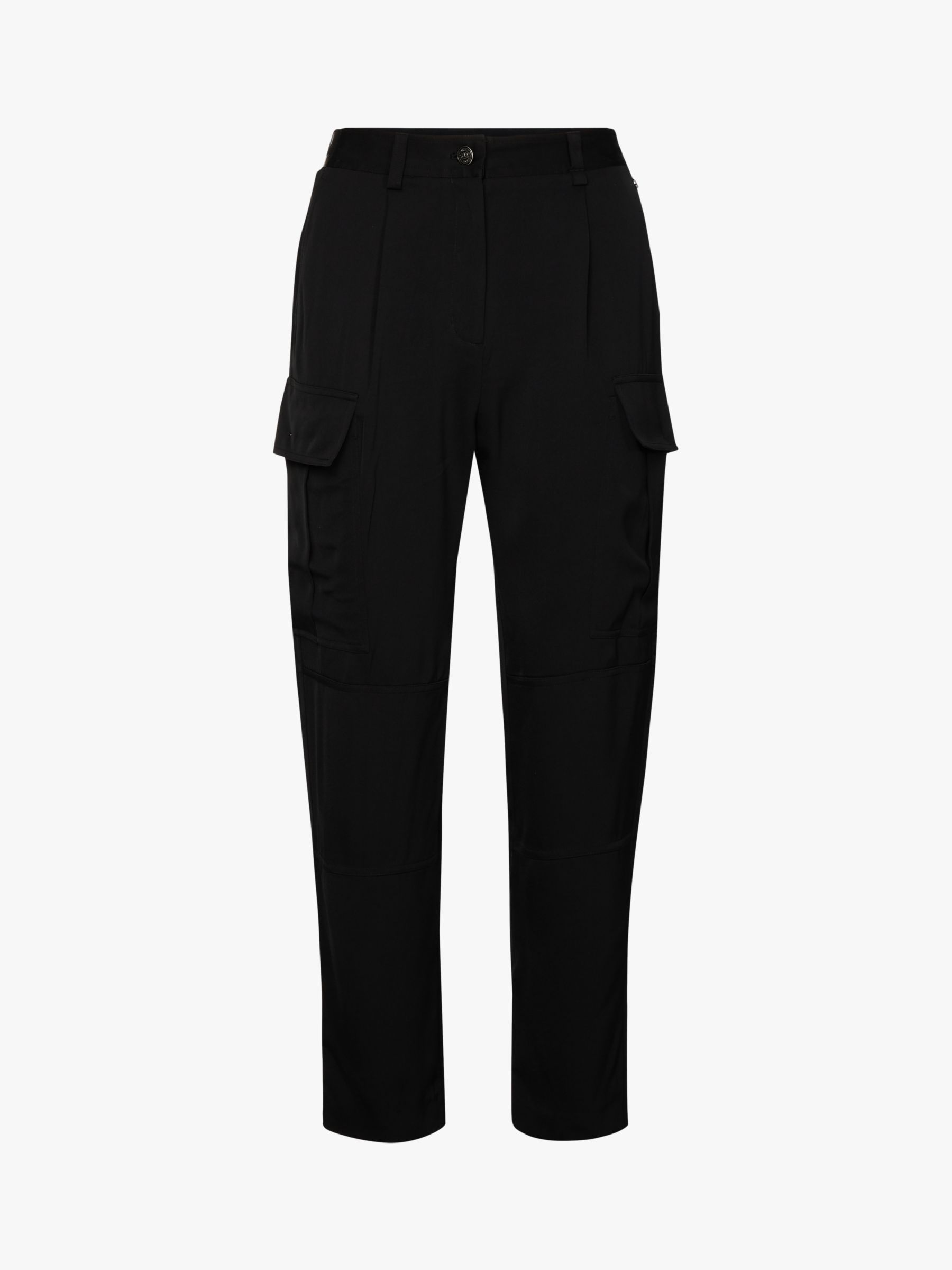 Calvin Klein Soft Cargo Trousers, Black