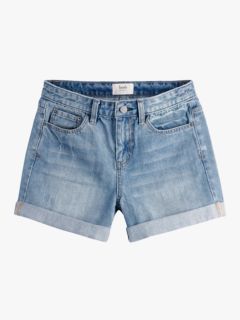 hush Relaxed Denim Shorts, Denim, 6